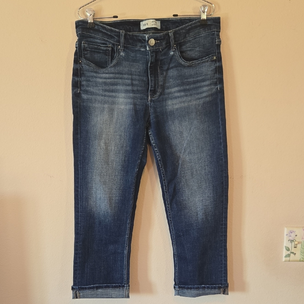 Woman' Blue Cropped Denim